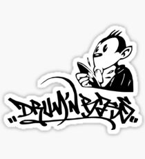 drum n bass monkey Sticker