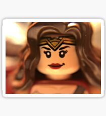 Wonderlego Woman Sticker
