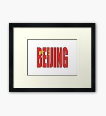 Beijing. Framed Print