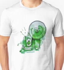 Vintage Camera Illustration - Green Unisex T-Shirt