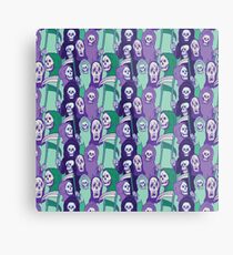 Ghoul Stripes Metal Print