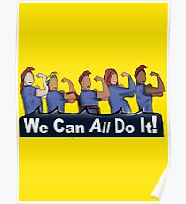 We can All do it- #LoveTrumpsHate Poster