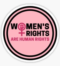 Women's Rights Are Human Rights Sticker