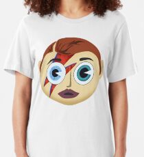 Screwed-Up Eyes And Screwed Down Hairdo Slim Fit T-Shirt