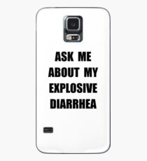Explosive Durchfall Hülle & Klebefolie für Samsung Galaxy