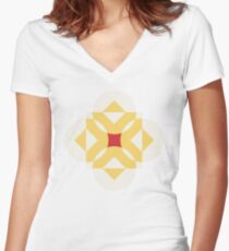 Sunny Notan Women's Fitted V-Neck T-Shirt