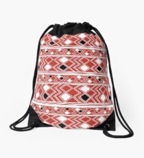 Yuchi Red Square Drawstring Bag