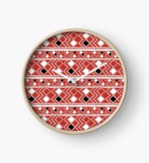 Yuchi Red Square Clock