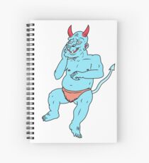 Blue Blue Monster Spiral Notebook