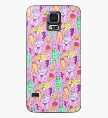 Paisley Pink Monsters Case/Skin for Samsung Galaxy