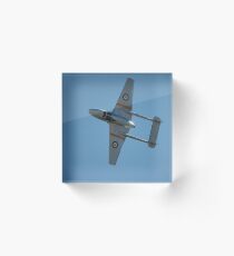 Vampire,Temora Airshow,Australia 2009 Acrylic Block