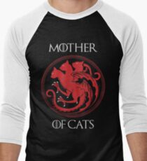 Mother of Cats Men's Baseball ¾ T-Shirt