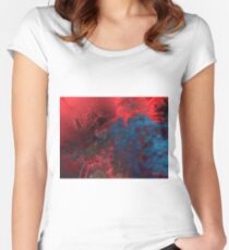 FIRE IN THE WOOD Fitted Scoop T-Shirt