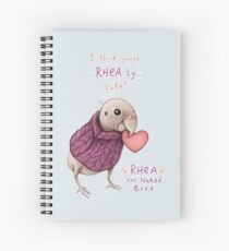 Rhea - Rhea-ly Cute! Spiral Notebook