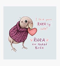Rhea - Rhea-ly Cute! Photographic Print
