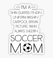 Soccer Mom Checklist Sticker