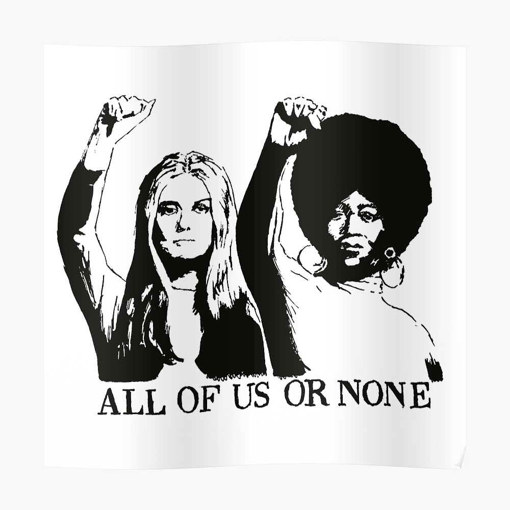 "ALL OF US OR NONE" Poster by caitlingray1684 Redbubble