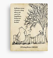 winnie the pooh - keep me in your heart Metal Print