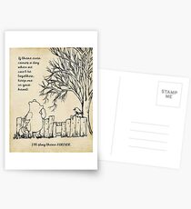 winnie the pooh - keep me in your heart Postcards