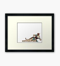 Lusty Argonian Maid Pinup 8 Framed Print