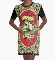 Cool skeleton skull Graphic T-Shirt Dress