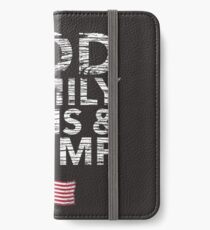 God Family Guns And Trump Pro Donald iPhone Wallet/Case/Skin