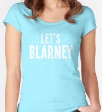 Let's BLARNEY Women's Fitted Scoop T-Shirt