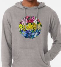 Pan Pride Blumen Leichter Hoodie