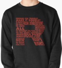 Team Rocket R Typography Pullover