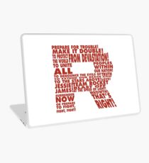 Team Rocket R Typography Laptop Skin