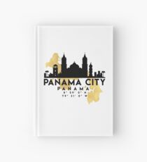 PANAMA CITY PANAMA SILHOUETTE SKYLINE KARTE ART Notizbuch