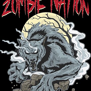 Artwork thumbnail, Zombie Nation - Werewolf  by redstarshirts