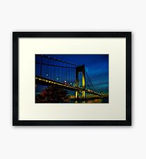 Verrazano Moon Framed Print