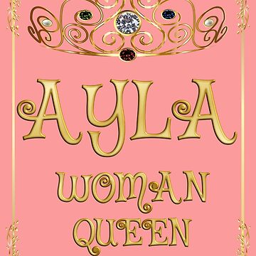 "Ayla - woman - queen - goddess" Kids T-Shirt by madrigenum Redbubble