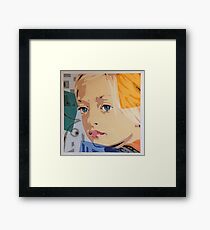 Blue Eyed Girl Framed Print