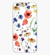 Wildblumen-Aquarell iPhone-Hülle & Cover