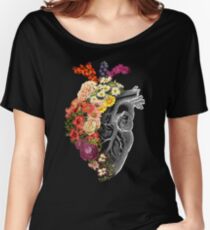 Flower Heart Spring Women's Relaxed Fit T-Shirt