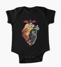 Flower Heart Spring One Piece - Short Sleeve