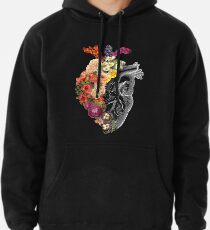 Flower Heart Spring Pullover Hoodie
