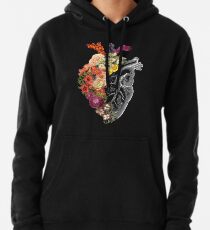 Flower Heart Spring Pullover Hoodie