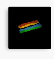 Color strips Canvas Print