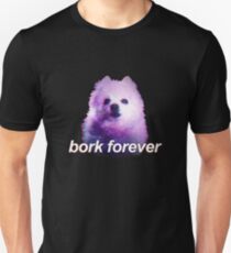 Camiseta ajustada bork para siempre, cachorro espacial