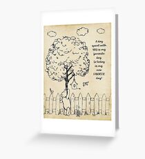 Tarjeta de felicitación Winnie the Pooh - Hoy es mi nuevo día favorito