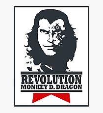 Monkey D. Dragon X Che 2.0 Photographic Print