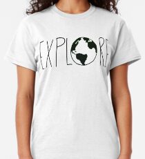 Camiseta clásica Explora el mundo