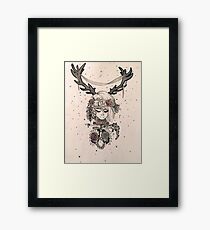 Antlers Framed Print
