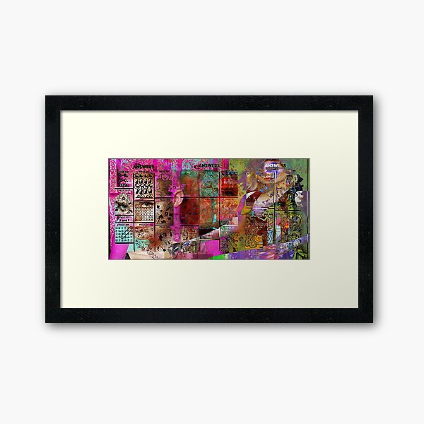 Searching for Answers in January, 2017 Framed Art Print