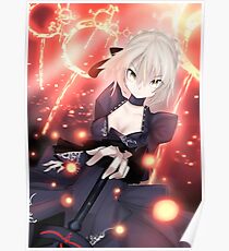 Fate/ Stay Night Saber Alter Dress! Poster