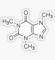 Caffeine Sticker