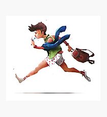 Late for school Photographic Print